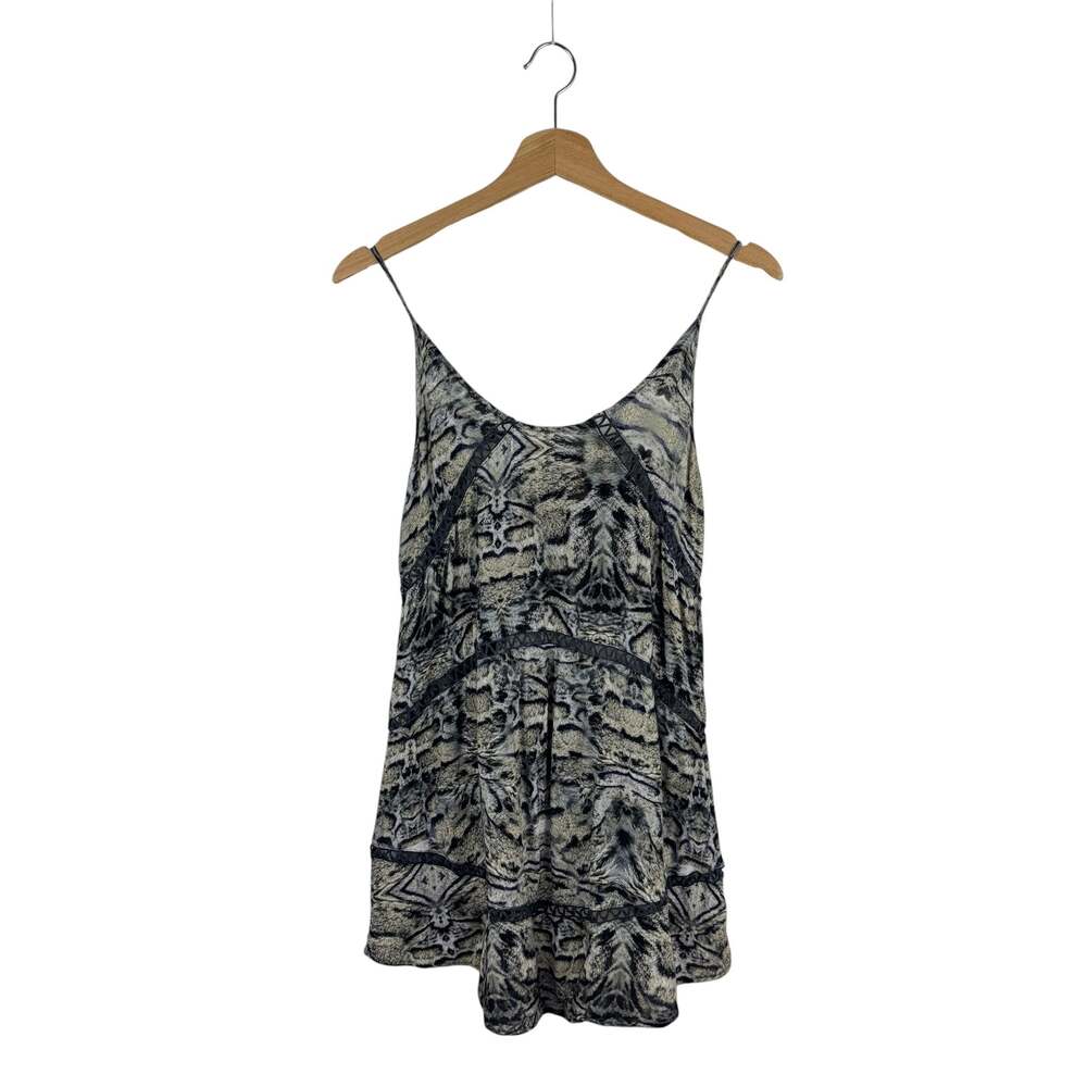Bond-Eye Printed Mini Dress Swim Coverup
